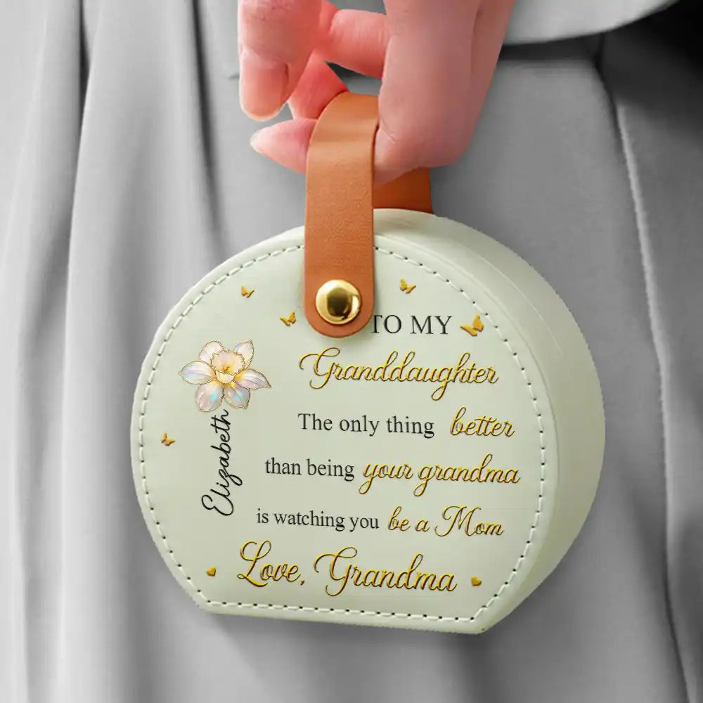 Gift For Daughter, Mom - Daughters (Adult), Gift For Women, Happy, Grandma - Grandkids, Gift For Grandkids - Mom Daughter The Only Thing Better Than Being Your Mother - Personalized Jewelry Box With Handle