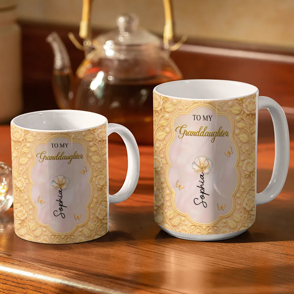 Gift For Daughter,Mom - Daughters (Adult),Gift For Women,Happy,Grandma - Grandkids,Gift For Grandkids - Mom Daughter The Only Thing Better Than Being Your Mother - Personalized White Edge-to-Edge Mug