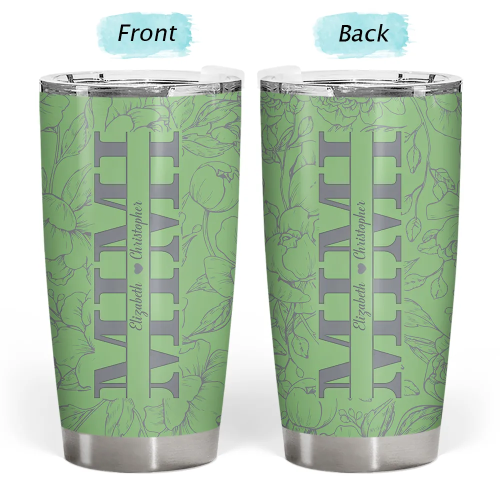 Gift For Mother,Gift For Grandma - Mom Grandma Nana - Personalized Tumbler