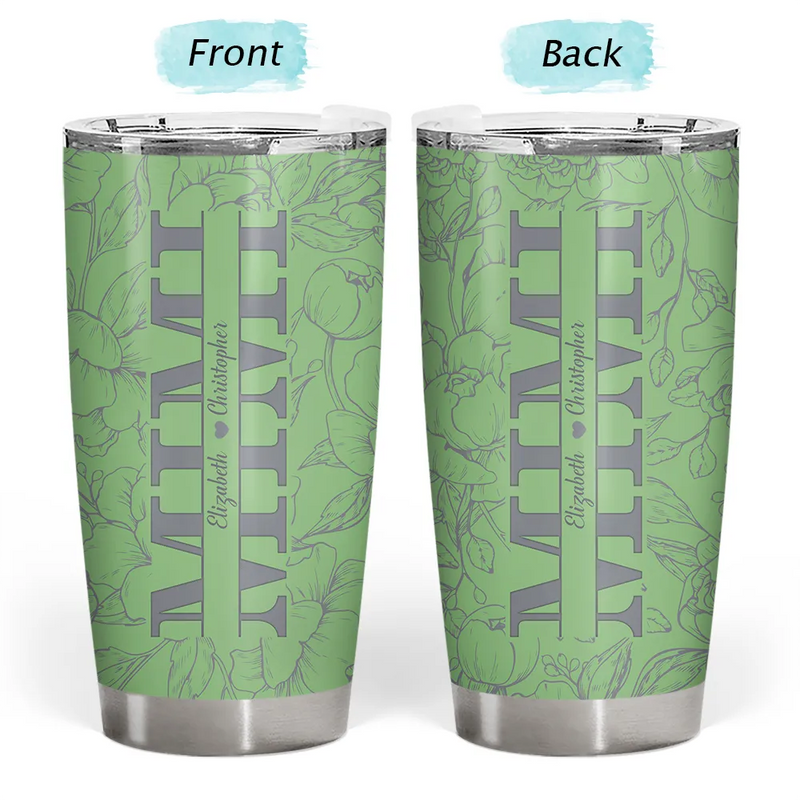 Gift For Mother,Gift For Grandma - Mom Grandma Nana - Personalized Tumbler