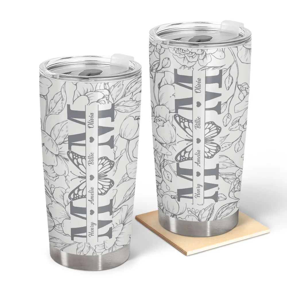 Mom Grandma Nana - Personalized Tumbler