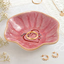 Happy, Gift For Mother, Gift For Grandma - Mom Grandma Sweethearts - Personalized Lotus Jewelry Dish