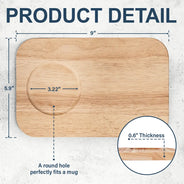 Every Bite You Take We Will Be Watching You - Personalized Serving Board With Cup Holder