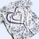 Gift For Wife,Gift For Mother,Gift For Grandma,Love,Family,Non-Eng,Icon - Mom Grandma Sweethearts Toile - Personalized Full Print T Shirt