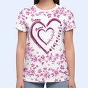 Gift For Wife,Gift For Mother,Gift For Grandma,Love,Family,Non-Eng,Icon - Mom Grandma Sweethearts Toile - Personalized Full Print T Shirt
