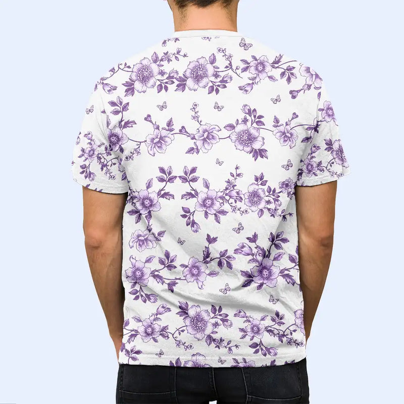 Gift For Wife,Gift For Mother,Gift For Grandma,Love,Family,Non-Eng,Icon - Mom Grandma Sweethearts Toile - Personalized Full Print T Shirt