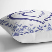 Gift For Wife,Gift For Mother,Gift For Grandma,Love - Mom Grandma Sweethearts Toile - Personalized Pillow