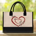 Gift For Wife,Gift For Mother,Gift For Grandma,Happy - Mom Mum Grandma Sweethearts - Personalized Canvas Tote Bag