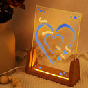 Gift For Wife,Gift For Mother,Gift For Grandma,Happy - Mom Mum Grandma Sweethearts - Personalized Night Light