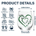 Gift For Wife,Gift For Mother,Gift For Grandma,Happy - Mom Mum Grandma Sweethearts - Personalized Stemless Wine Glass