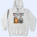 Pet Lovers,Pet Mom,Pet Dad,Cat Lovers,Cat Mom,Cat Dad,Happy - Mom Of Spoiled Rotten Cat - Personalized T Shirt