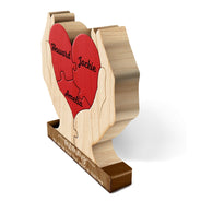 Gift For Mother,Gift For Grandma,Love - Mom You Are The Piece That Hold Us Together - Personalized Custom Shaped Wooden Puzzle