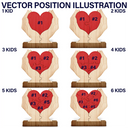 Gift For Mother,Gift For Grandma,Love - Mom You Are The Piece That Hold Us Together - Personalized Custom Shaped Wooden Puzzle