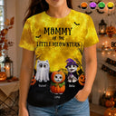 Playful,Halloween,Pet Lovers,Vector - Mommy Of Little Meowster - Personalized Full Print T Shirt
