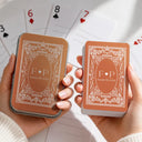 Romantic,Gift For Couples,Wedding,Monogram - Monogram Bride Groom Wedding Guest Book - Personalized Playing Cards