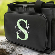 Gift For Yourself, Gift For Women, Gift For Men, Happy - Monogram Initial - Personalized Lunch Bag, Cooling Tote