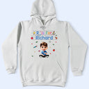 Gift For Kids,Back To School,Happy - Monogram Kid Is For - Personalized T Shirt