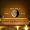 Gift For Couples,Gift For Husband,Gift For Wife,Gift For Boyfriend,Gift For Girlfriend,Parents,Gift For Mother,Gift For Father,Married ,Engaged,Love - Moon Phase The Beginning Of Our Forever - Personalized Rectangle LED Light