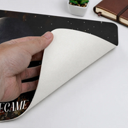 Gift For Father,Gift For Mother,Mom - Children,Dad - Children,Non-Eng,Moon Phase,Sentimental - Moon Phase The Days You Became Our Dad Mom - Personalized Leather Desk Mat