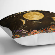 Gift For Mother,Gift For Grandma,Love - Moon Phase We Love You To The Moon And Back - Personalized Pillow