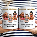 Gift For Mother, Gift For Daughter, Gift For Women, Happy, Top Market - Mother & Daughters A Bond That Can't Be Broken 3D Effect - Personalized Mug