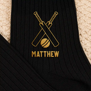 Football (Soccer), Gift For Yourself, Playful, Icon - Multiple Sports Icon Choices - Personalized Embroidered Socks
