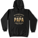 Gift For Grandpa,Grandpa - Grandkids,Icon,Special Font,Proud - My Favorite People Call Me - Personalized T Shirt