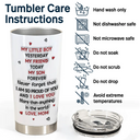 Mom - Daughters (Adult), Mom - Daughters (Young), Mom - Sons, Love, Top Market - My Daughter Son Forever 3D Inflated Effect - Personalized Tumbler
