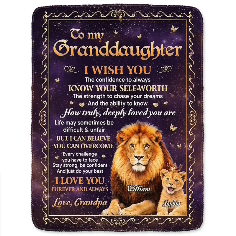 Top Market,Gift For Daughter,Gift For Son,Gift For Grandkids,Gift For Women,Gift For Men,Love - My Daughter Son Just Do Your Best - Personalized Fleece Blanket, Sherpa Blanket