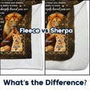 Top Market,Gift For Daughter,Gift For Son,Gift For Grandkids,Gift For Women,Gift For Men,Love - My Daughter Son Just Do Your Best - Personalized Fleece Blanket, Sherpa Blanket