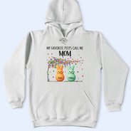 Gift For Grandma,Grandma - Grandkids,Happy - My Favourite Peeps Call Me Nanny - Personalised T Shirt