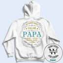 Gift For Grandpa,Humorous,Custom Text - My Favorite People Call Me Grandpa Dad Vintage Label - Personalized T Shirt