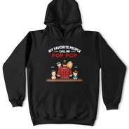 Gift For Grandpa,Gift For Father,Happy,Funny,Vector - My Favorite People Call Me Pop Pop Grandpa Dad - Personalized T Shirt