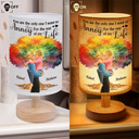 Gift For Couples,Gift For Husband,Gift For Wife,Gift For Boyfriend,Gift For Girlfriend,Love - My Favorite Place In All The World - Personalized Fabric Lamp