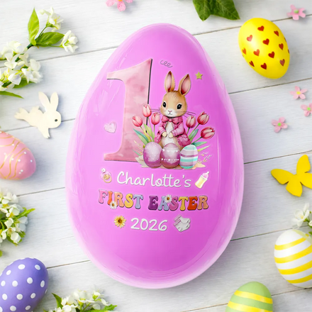 My First Easter - Personalized Fillable Egg