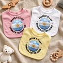 Gift For Mother,New Mom,Proud,Summer Soccer Games,Custom Text - My First Summer Soccer Games - Personalized Baby Bib
