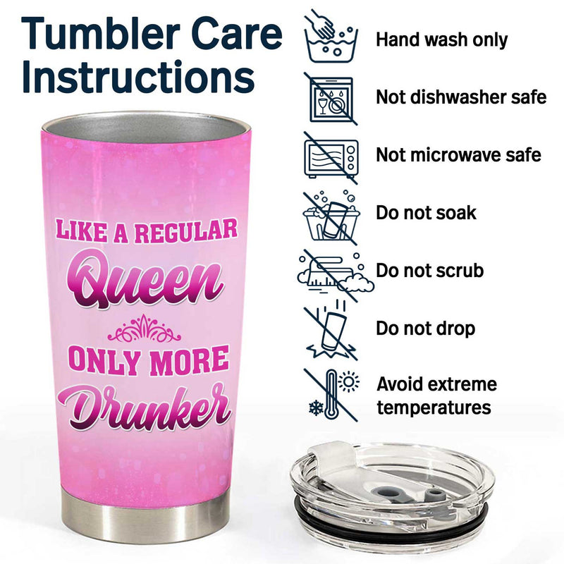 Never Dreamed I'd Grow Up To Be A Super Sexy Pontoon Queen - Gift For Lake Lovers, Pontooning Lovers, Travelers, Women - Personalized Custom Tumbler