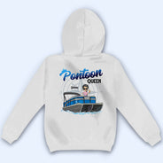 Boating Pontoon Queen - Birthday Gift For Women, Pontooning Lovers, Lake Lovers, Travelers - Personalized Custom T Shirt