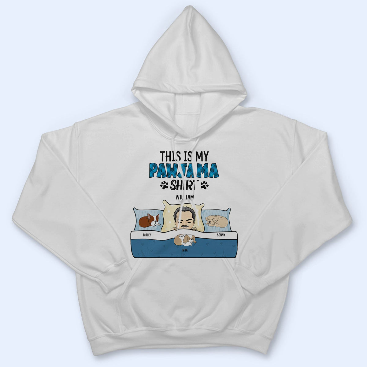 This Is My Pawjama Shirt - Gift For Dog Lovers, Dog Moms, Dog Dads - Personalized T Shirt