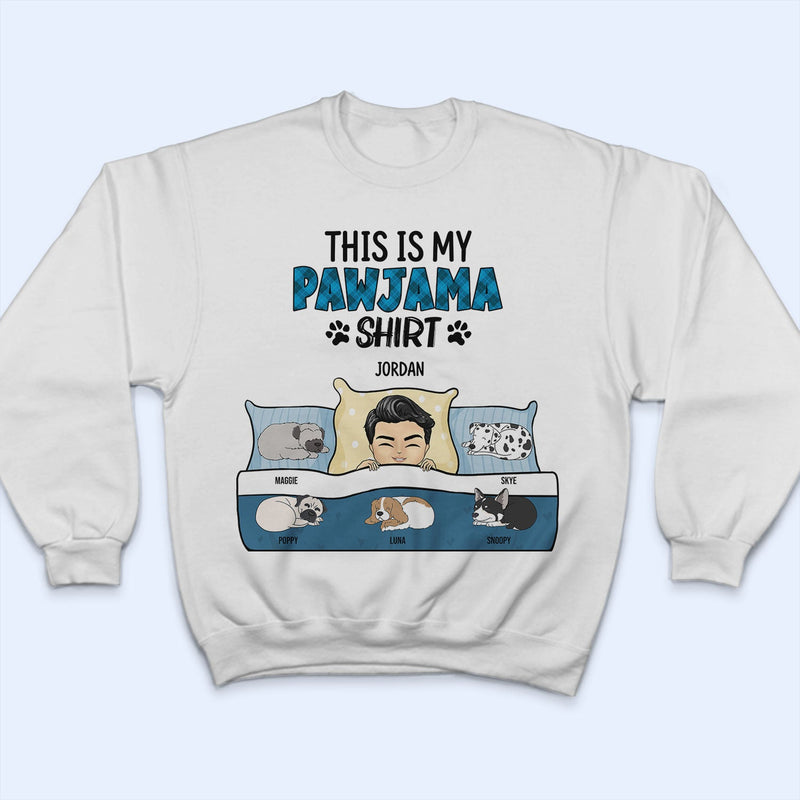 This Is My Pawjama Shirt - Gift For Dog Lovers, Dog Moms, Dog Dads - Personalized T Shirt