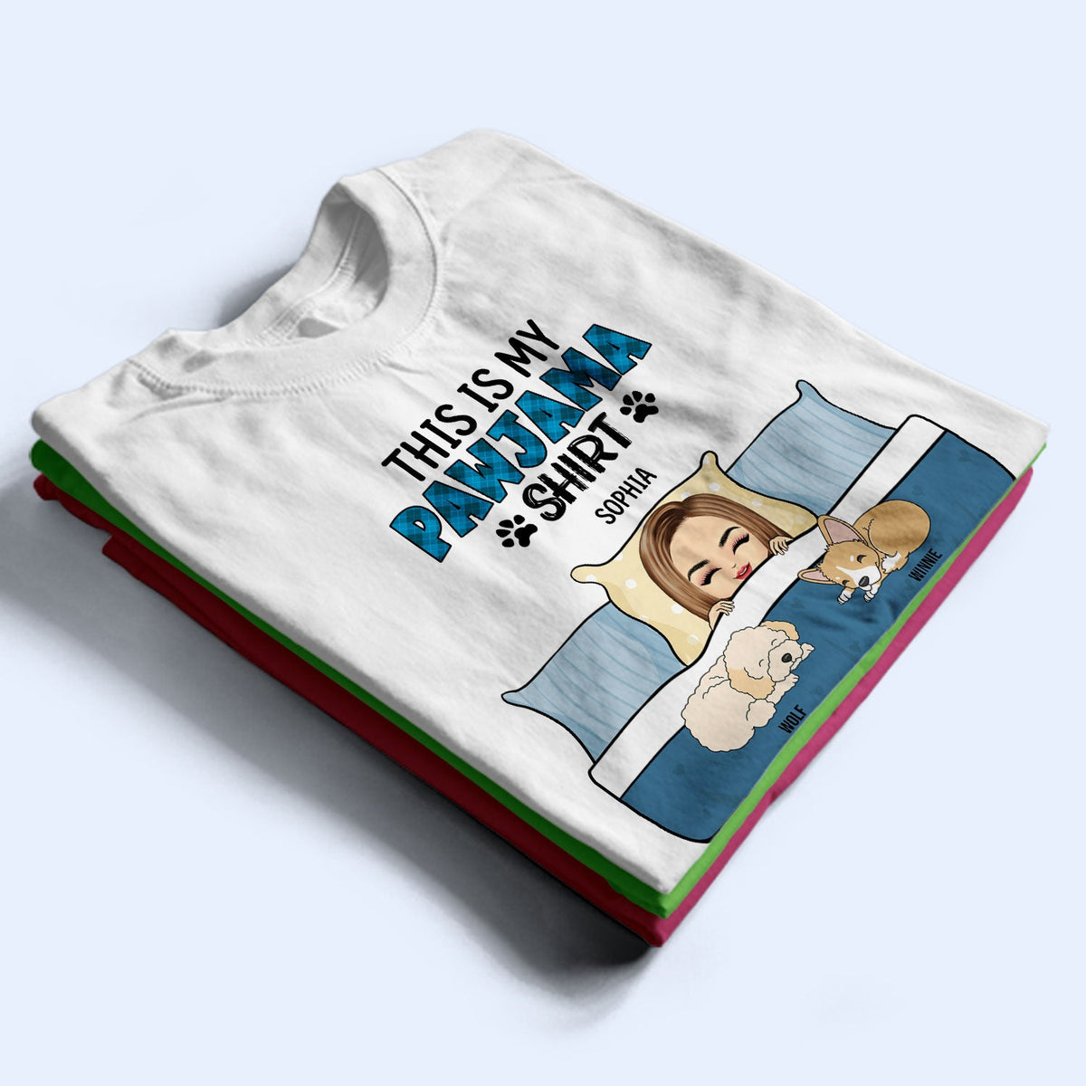 This Is My Pawjama Shirt - Gift For Dog Lovers, Dog Moms, Dog Dads - Personalized T Shirt