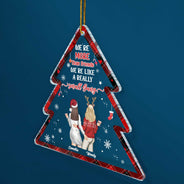 Our Laughs Are Limitless Christmas Tree Shape - Gift For Besties, BFF Best Friends, Sisters, Girls - Personalized Custom Shaped Acrylic Ornament
