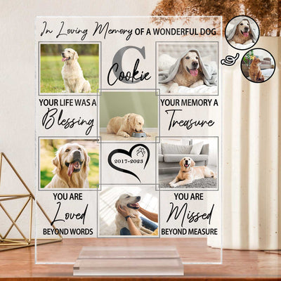Vertical Rectangle Acrylic Plaque