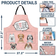 We'll Be Watching You - Birthday, Loving Gift For Dog Lovers, Dog Mom, Dog Dad - Personalized Apron