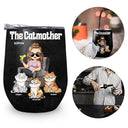 The Cat Mother - Birthday, Loving Gift For Cat Moms, Cat Lovers - Personalized Wine Tumbler