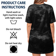 The Cat Mother Tie Dye - Gift For Cat Mom, Cat Lovers - Personalized Women's Sleep Tee
