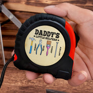Dad's Little Helpers - Gift For Father, Grandpa, Grandfather - Personalized Tape Measure