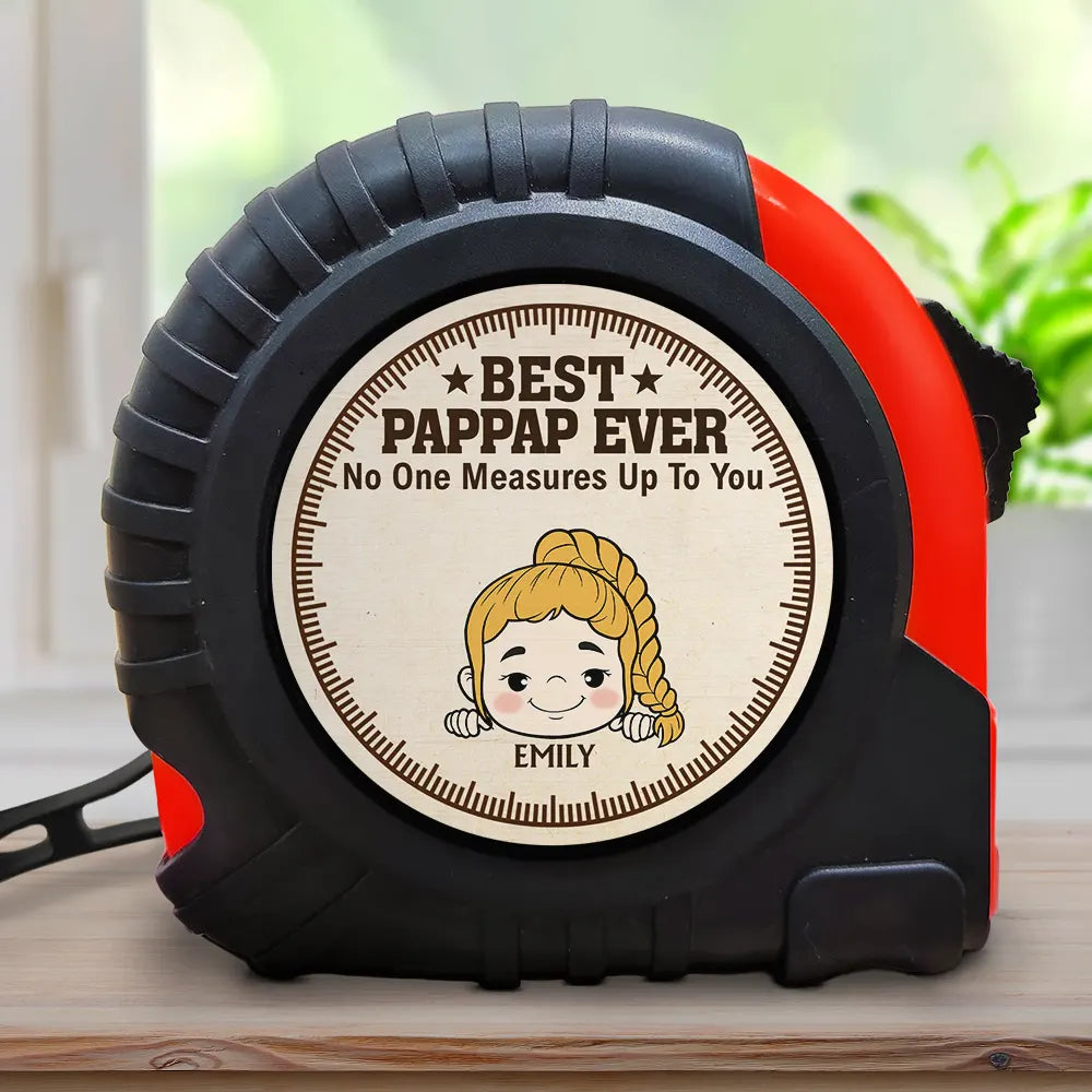 Dad No One Measures Up To You - Personalized Tape Measure