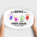 Best Dad Grandpa Ever Hands Down - Personalized Plate