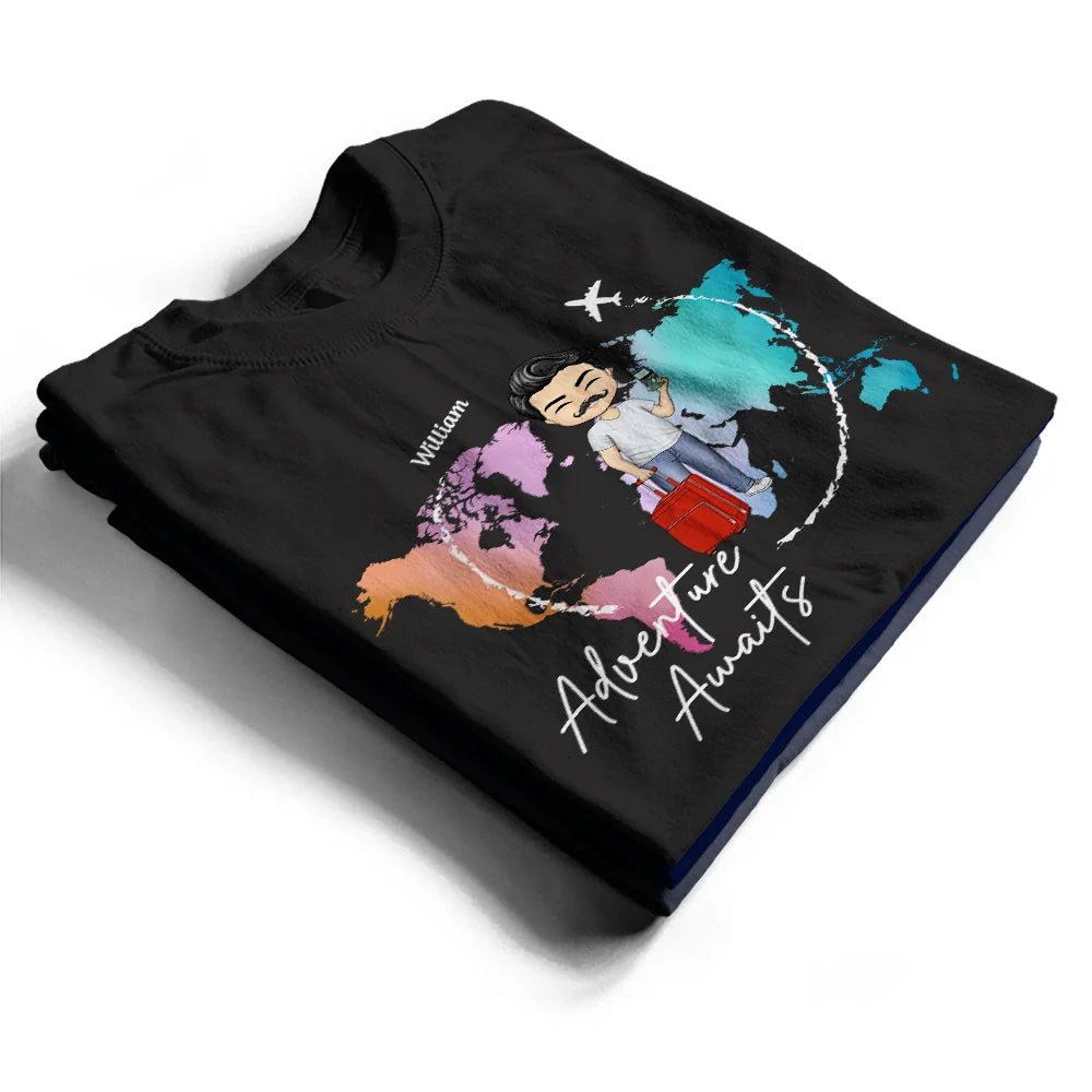 Adventure Awaits - Personalized T Shirt